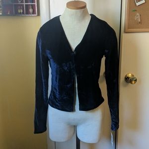 Next era velour cardigan